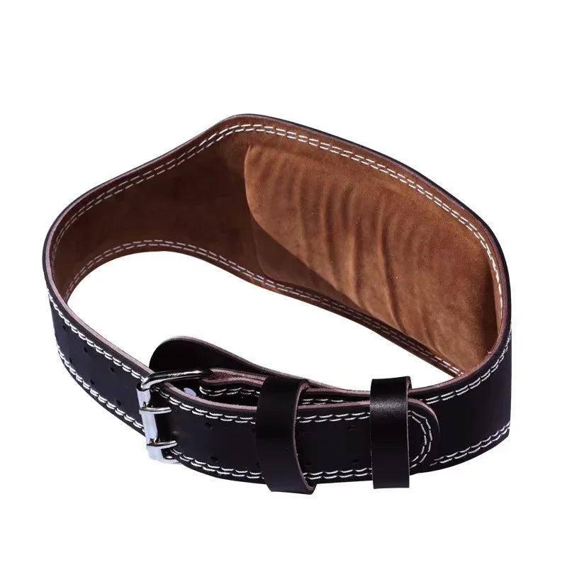 High-Con Concerned PU Leather Waist Support Weightlifting Belt