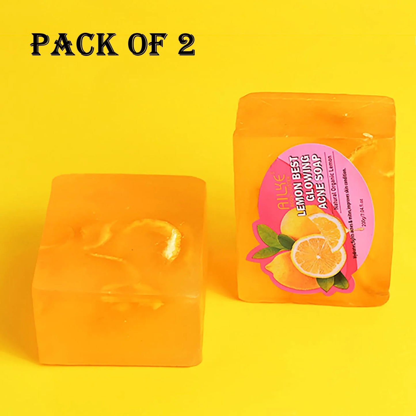 AILKE Dark Spots Acne Remover Soap Bar Lemon Extract