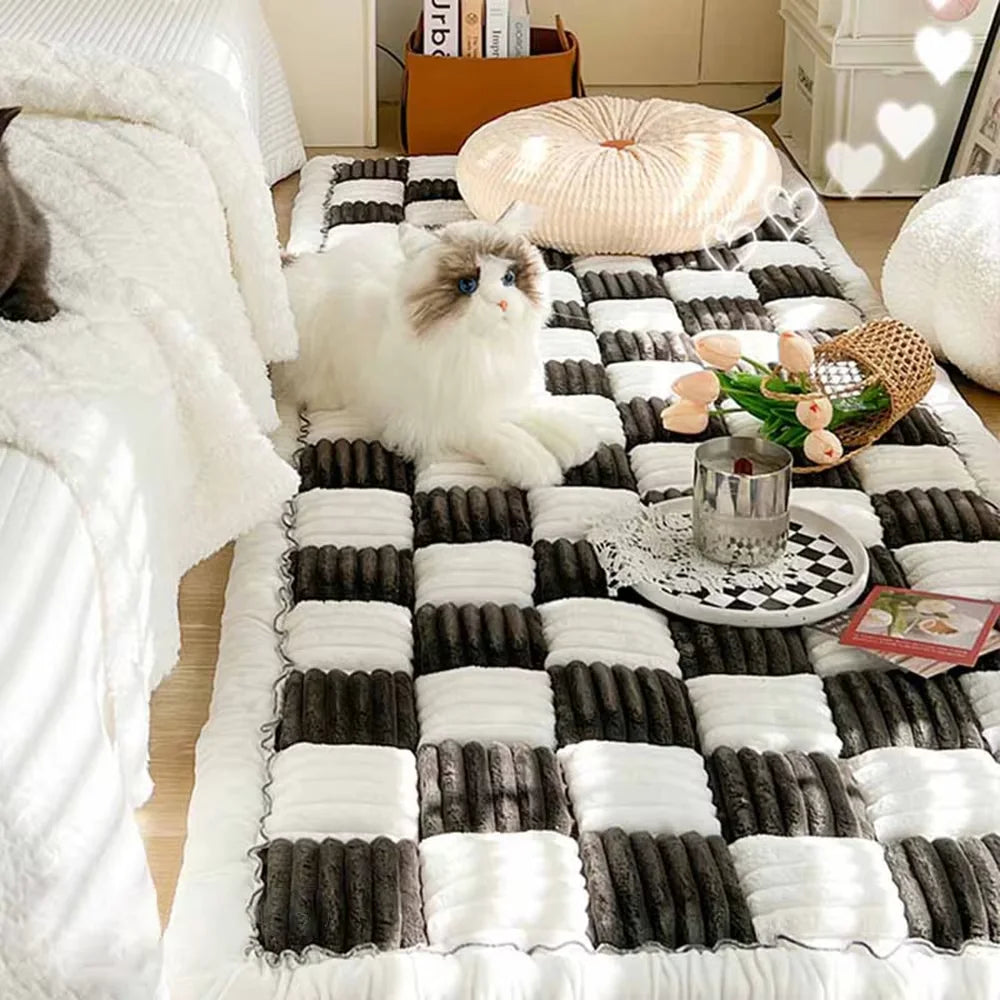 Waterproof Anti Slip Washable Coral Fleece Pet Dog Bed Cover