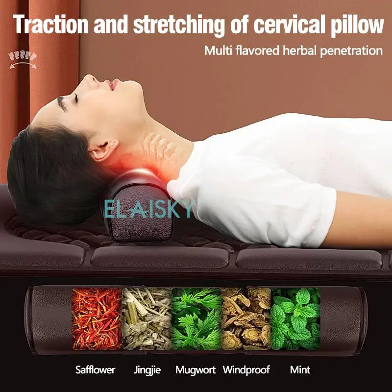ELAISKY Electric Full Body Massage Cushion With Heating Infrared