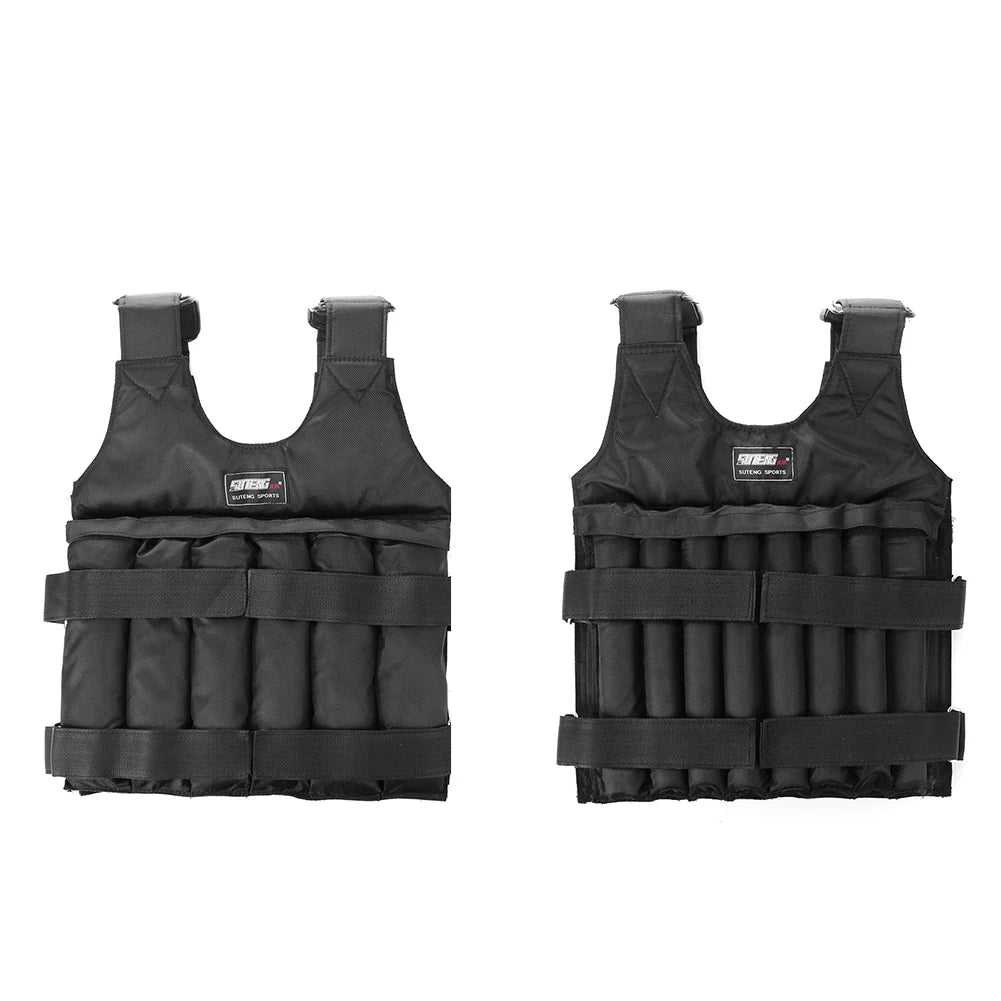 VKTECH Loading Weighted Vest Adjustable Weight Waistcoat For Running Training