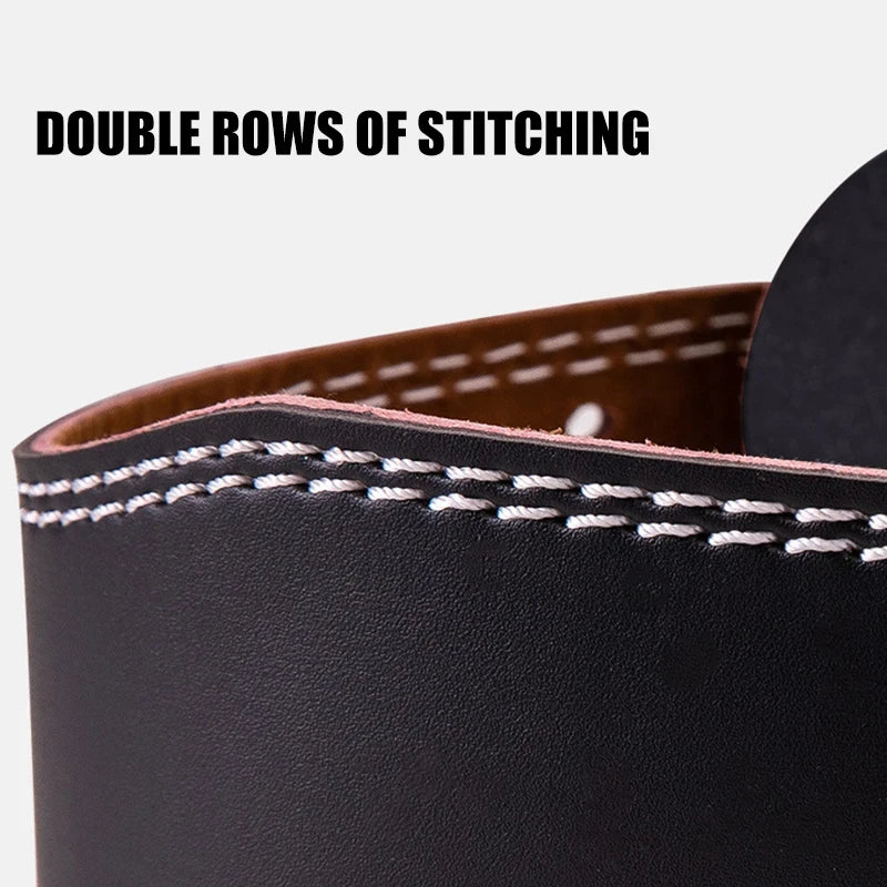 High-Con Concerned PU Leather Waist Support Weightlifting Belt