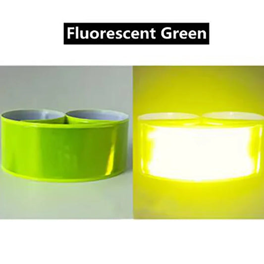 Flyer Reflective Wristbands Slap Bands And Leg Straps For Night Running Cycling Safety