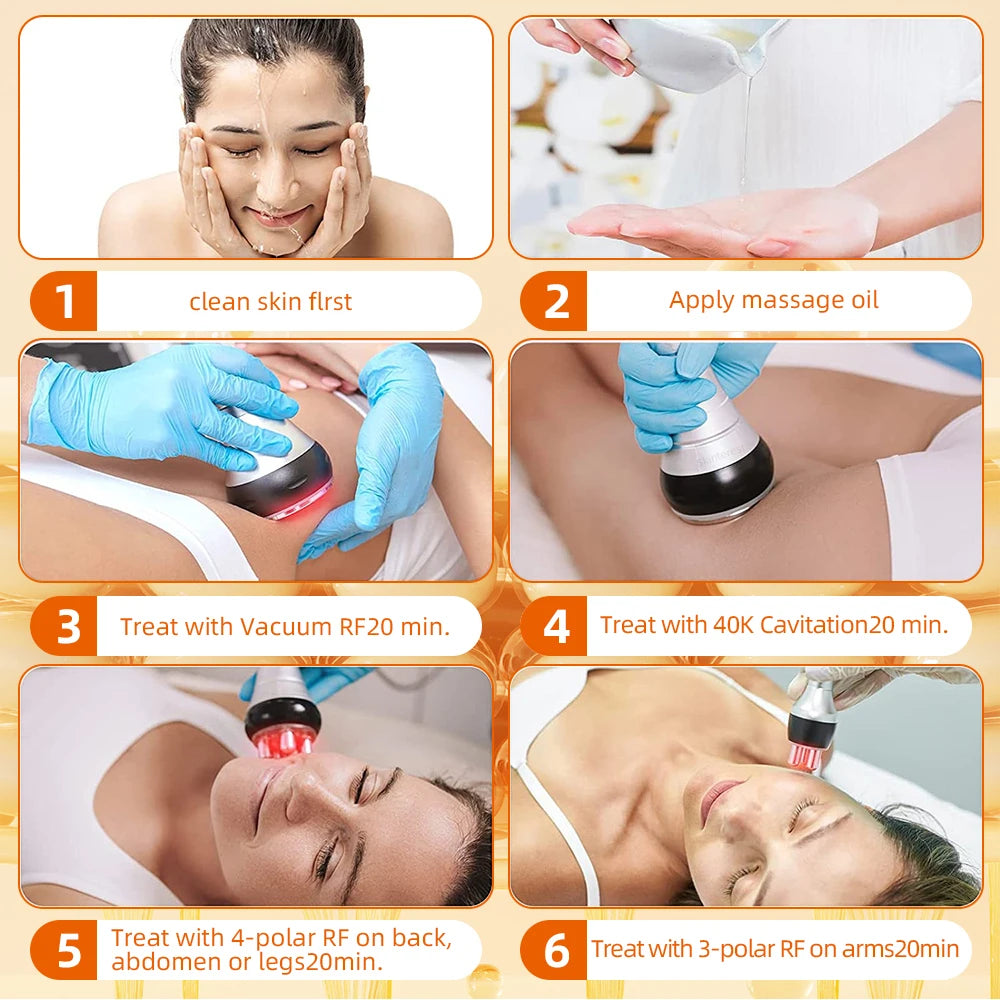 MISSHEARTH 4 In 1 Cavitation Ultrasonic Slimming Machine