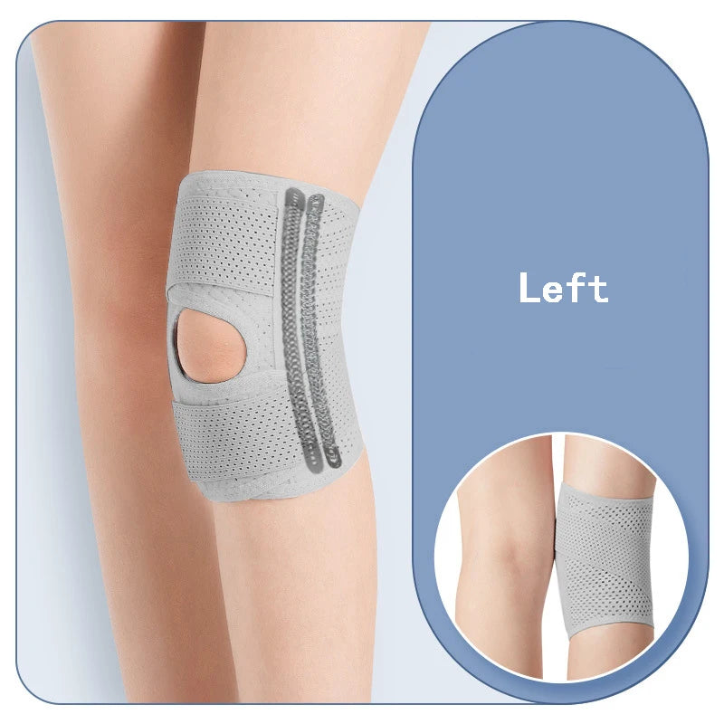 Craft Of Weaving Elastic Knee Pads For Sports Joint Protection