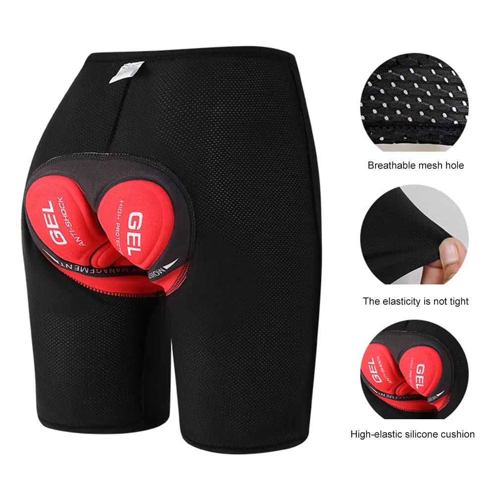 Cycling Underwear Men's Padded Bike Shorts Breathable 3D Cushion
