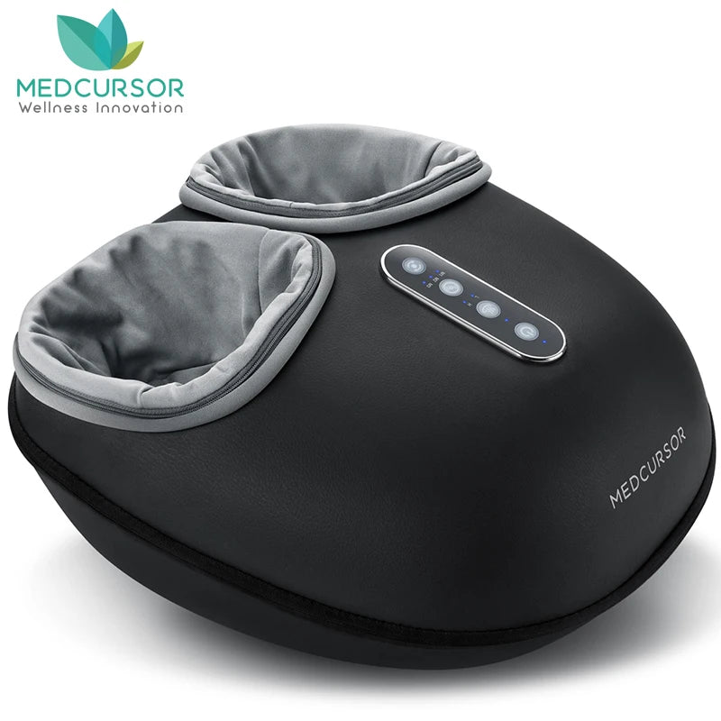 Medcursor Shiatsu Foot Massager Machine With Heat Roller For Pain Relief