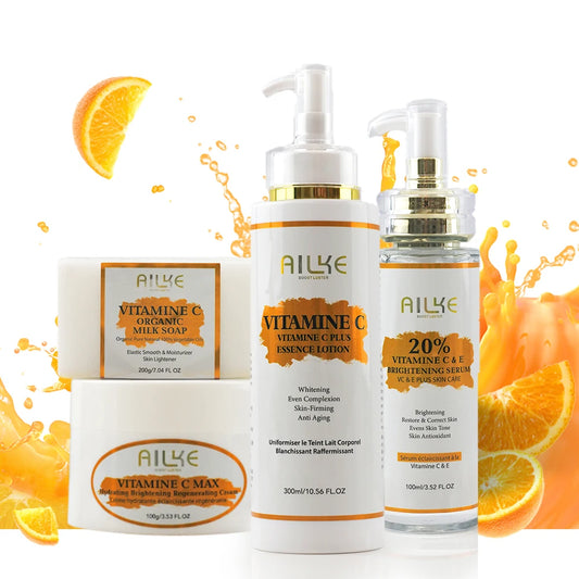 AILKE Vitamin C Skin Care Kit With Brightening Serum