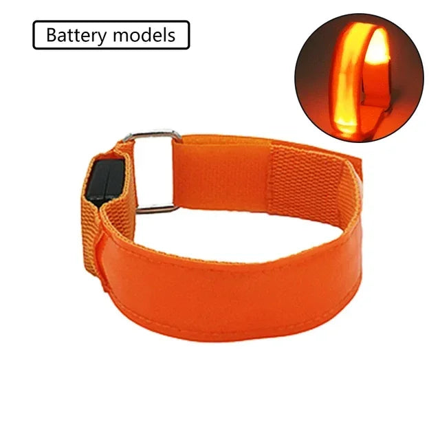 LED Light Strap Armband Night Running Outdoor Sports