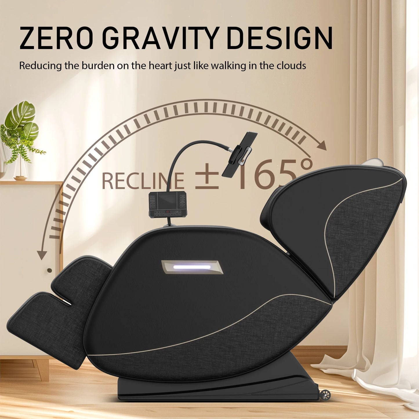 Bilitok Zero Gravity Massage Chair With Heating And Touch Screen