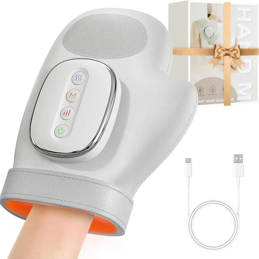 Hand Massager With Heat Airbag Compression For Carpal Tunnel Wrist