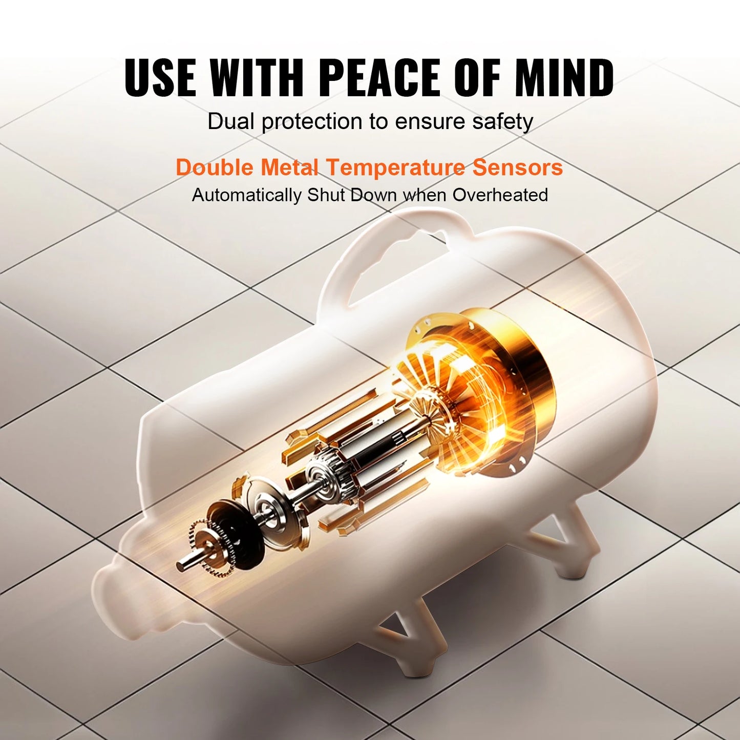 SucceBuy Dog Dryer With Adjustable Speed Temperature Control