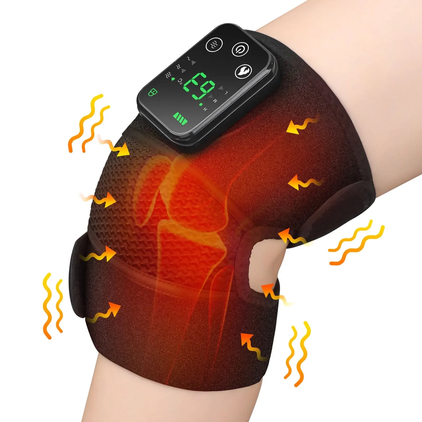 PASTSKY Electric Heating Knee Massage Instrument Cordless Hot Pad