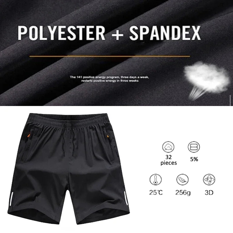 NONECN Ice Shorts Breathable Polyester Running Sports