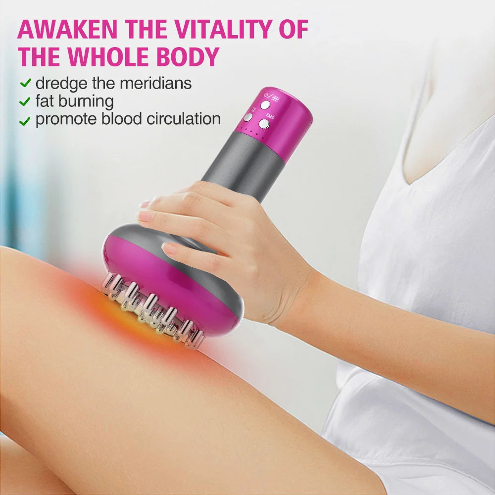 PASTSKY Electric Meridian Brush Scrapping Microcurrent Massage Device