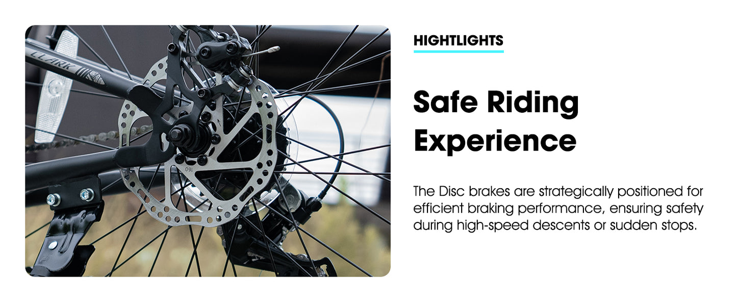 JOYSTAR Full Suspension Mountain Bike 21 Speed Unisex