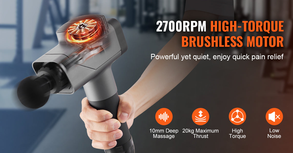 SucceBuy Massage Gun Deep Tissue Percussion 8 Speed Levels